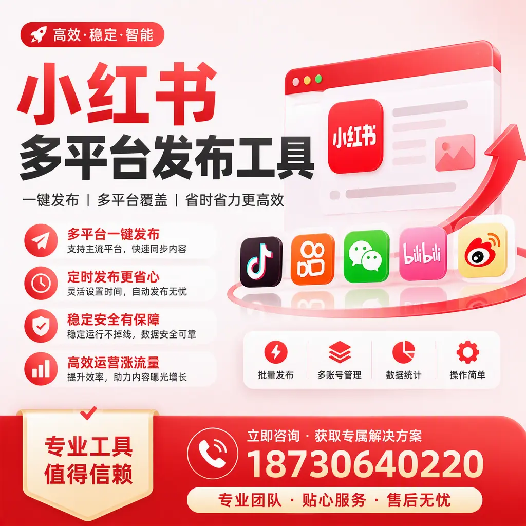 在 荆门 小红书多平台发布工具的市场前景分析